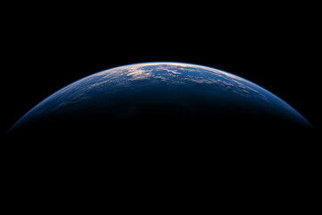 blue earth concept background