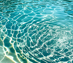 Sticker - blue water surface