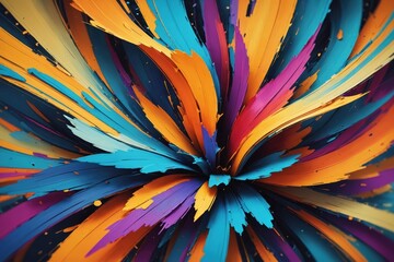 Wall Mural - abstract colorfull wallpaper background blur dynamic digital bright modern template