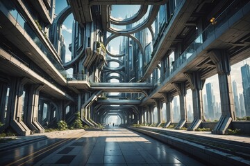 Wall Mural - Abstract Architecture Background