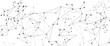 © Zero Degree - Vector Grey graphic background dots with connections technologies and sharing data as abstract concept.