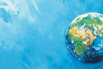 Blue Earth Background
