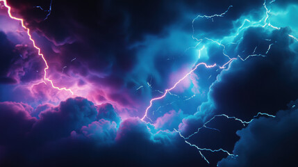 Wall Mural - lightning, background