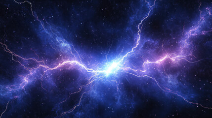 Wall Mural - lightning, background
