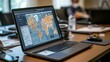 © Heng Heng - AI Stock - A comprehensive map of a measles outbreak with an AI powered virtual twin system analyzing and assessing the vaccination coverage to support public health decision making and intervention strategies
