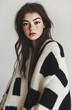 © Porechenskaya - Portrait of a woman in stylish sweater.