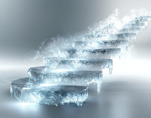 Canvas Print - Frozen Staircase