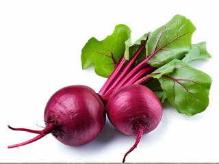 Wall Mural - red radish isolated on white