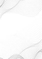 Wall Mural - abstract border wireframe png digital background