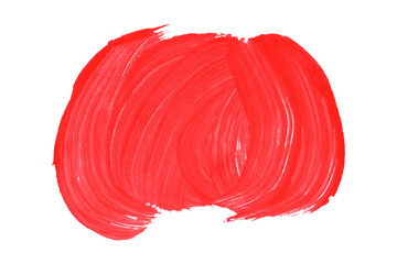 Wall Mural - Red brush strokes