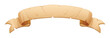 © YG Studio - Parchment scroll banner, blank vintage paper in ribbon style, empty space for text. Vector illustration