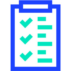 Wall Mural - Checklist Vector Icon Design Illustration