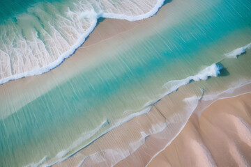 Wall Mural - Closeup of clean, abstract blue water texture, perfect for spa, hygiene, and cleaning concepts