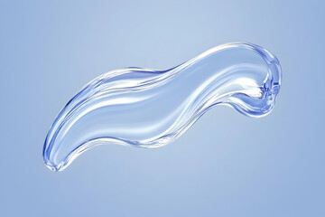 Wall Mural - abstract 3d liquid wave background