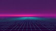 © PSCL RDL - A 3D grid of glowing cubes in shades of purple and teal, fading into a dark horizon.