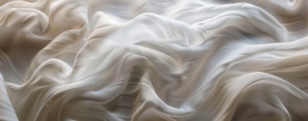 Wall Mural - abstract white background with soft lines and curves, creating an elegant atmosphere. the design fea