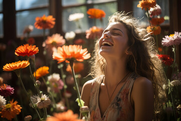 spring meadow bursts forth with a garden of vibrant blooms, as once dormant wildlife awakens from its slumber, infusing air with a palpable sense of rejuvenation and boundless energy