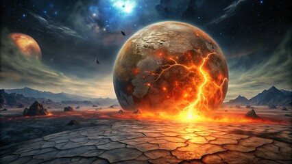 Wall Mural - climate crisis