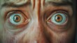 © Priyanut - Wide, fearful eyes; close-up; anxious.