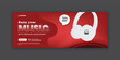 © holylayer - Modern Creative headphone Facebook cover design template or headphone sale social media cover  banner template