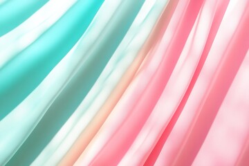 Aufkleber - Pastel Serenity Soft Light Flowing on Radiant Drapes for Mindful Reflection