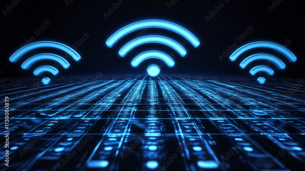 Desktop computer, laptop computer and cell phone connecting or ...