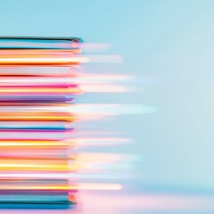 Aufkleber - Dynamic Books Surreal Pastel Vibes in Motion