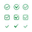 © Selamet - Green check mark emoji icon