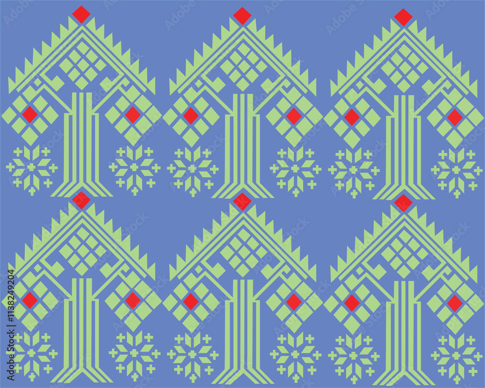 tribal pattern ( Assamese pattern ) of northeast India which is used ...
