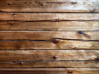 Wooden planks with natural grain pattern and warm texture suitable for background or text display