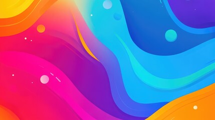 Canvas Print - abstract colorful background