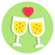 © Rabiya - Editable design icon of cheers