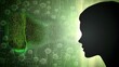 of bacteria mutating, overlaid with an image of genetic codes, symbolizing the evolving threat. | [Bacteria]:[Epidemic] 