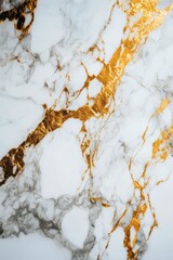 Poster - Elegant white marble with golden veins showcasing luxurious design elements