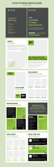 Gym Fitness Brochure template design