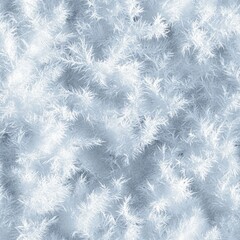 Poster - Top view photo of fluffy snow with a natural seamless texture