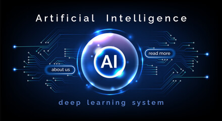 Artificial intelligence landing page