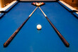 © Julien McRoberts - New York City, USA. Blue pool table