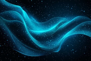 Wall Mural - shimmering blue glitter on an abstract, out-of-focus background, ideal for a christmas and new year 