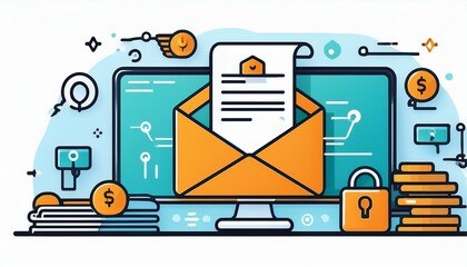 secure email concept