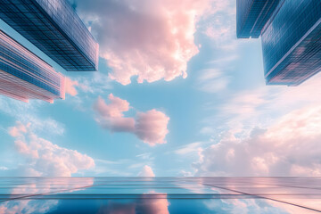 Wall Mural - Sky backgrounds landscape outdoors.