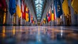 © Oleg - Array of international flags showcasing diverse country representations across the globe