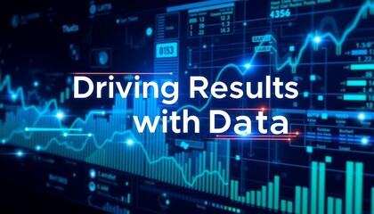 Fototapete - Driving Results with Data: Exploring the Impact of Analytical Approaches on Business Success and Growth Strategies in Today's Competitive Market