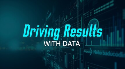 Fototapete - Driving Results with Data: How Analytics Can Improve Business Outcomes and Inform Strategies for Success
