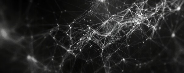 Abstract Background of network lines connection