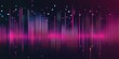 © MrSmall - Abstract pink and purple equalizer music wave background.