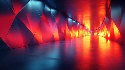 abstract 3d rendering of geometric background futuristic modern desig