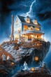 © Somchai - Haunted House on a Cliff.