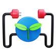 © HacaStudio - renewable energy 3d render icons