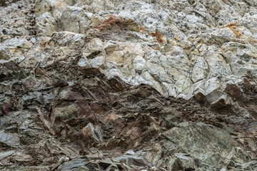 Wall Mural - Angeles Crest Scenic Byway,  Los Angeles County, California. San Gabriel Mountains. GRANITIC ROCKS / igneous rocks. complexly intrusive as pods and dikes, some as aplite and pegmatite dikes